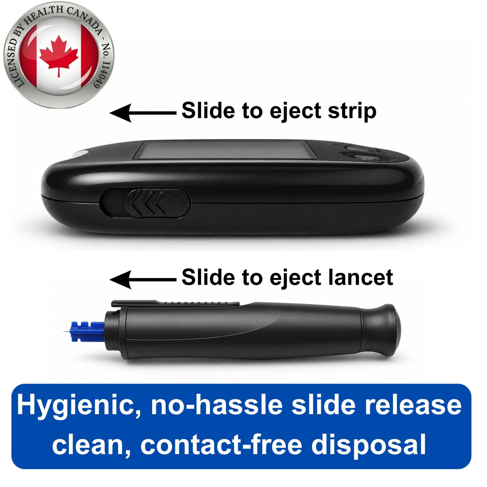 Glucometer Kit with 100 Strips & 100 Lancets | ZenCare