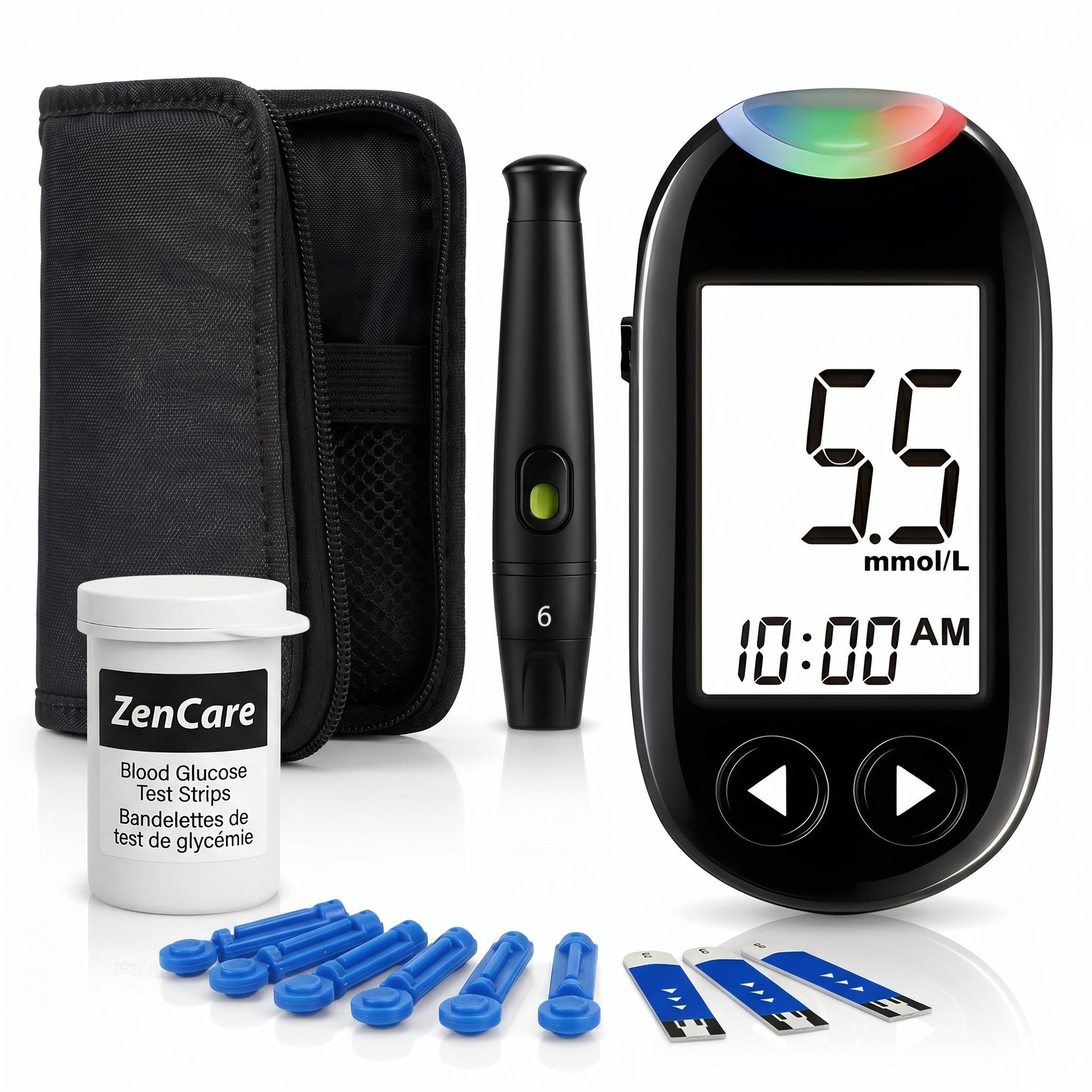 Blood Glucose Monitoring Device | ZenCare Glucometer Kit